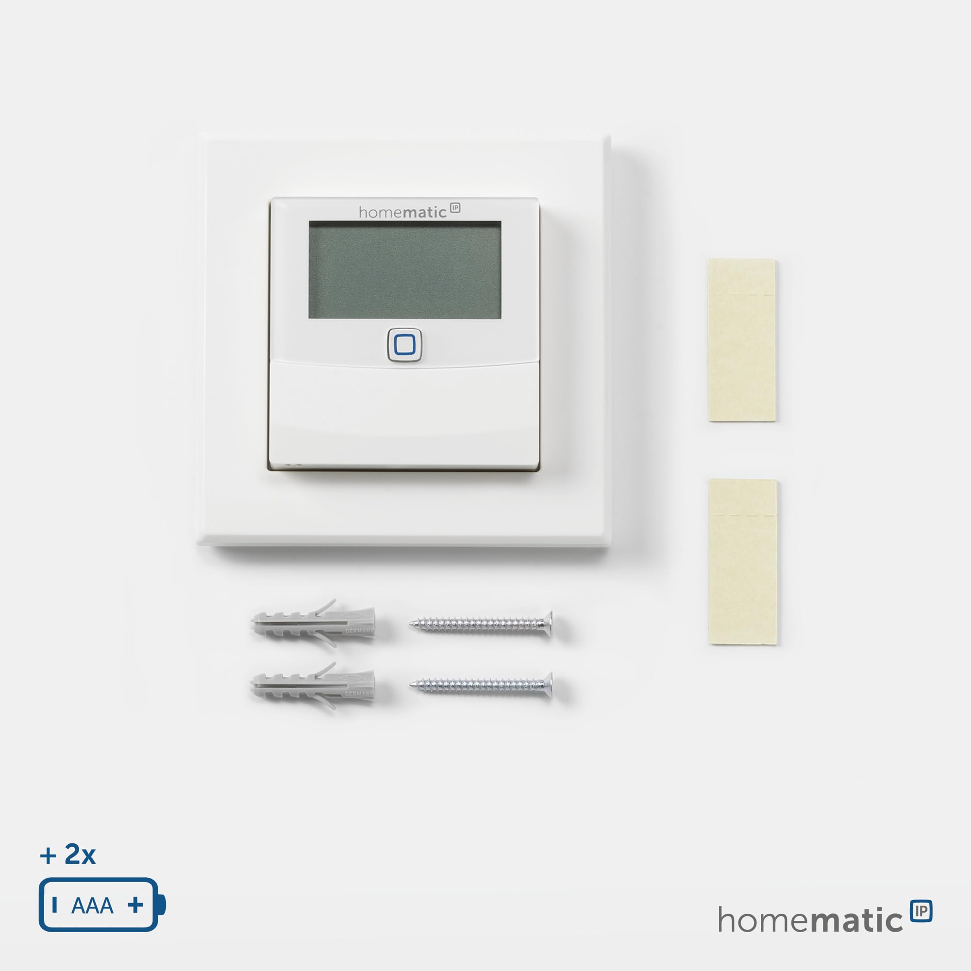 Homematic IP Temperatur- und Luftfeuchtigkeitssensor mit Display – innen, Smart Home, steuert Heizkörper/Fußbodenheizung per App, Alexa, Google Home, Temperaturmessung, Energie sparen, 150180A0 6