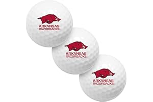 LinksWalker Collegiate 3 Golf Ball Gift Pack Regulation Size 2-Piece Golf Balls