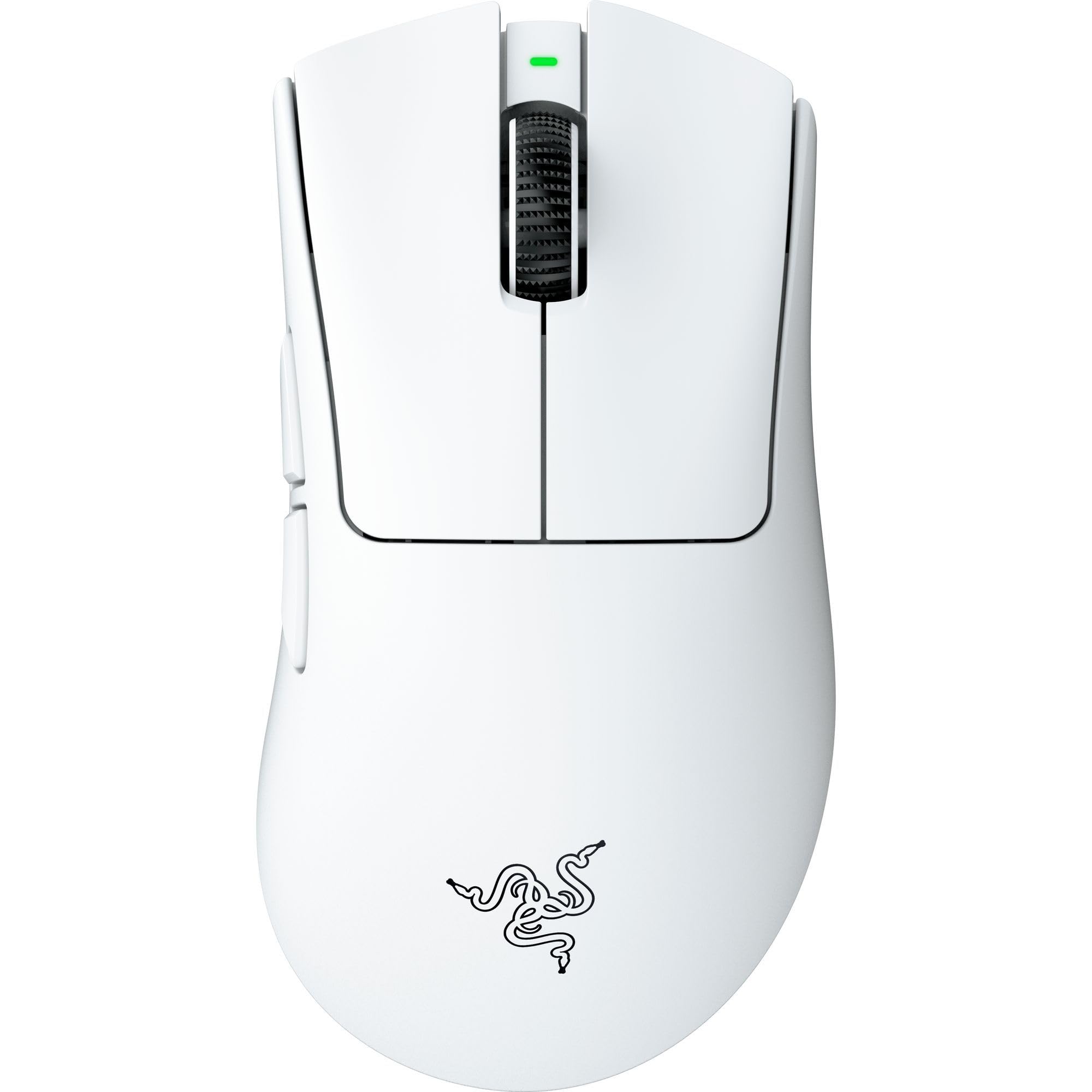 Photo 1 of Razer DeathAdder V4 Pro Wireless Gaming Mouse: 56g Lightweight - HyperSpeed Wireless Gen-2 - Optical Scroll Wheel - Optical Switches Gen-4 - Focus Pro 45K Sensor Gen-2 - Up to 150 Hr Battery - White