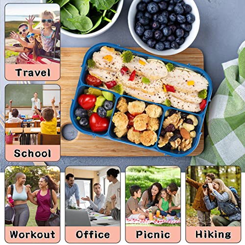 Fithome Leakproof Bento Box with Compartments and