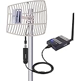 C.Crane CC Vector Extended Long Range WiFi Receiver System - Works with All Devices - Receives Distant WiFi Signal for Phones, Computers, Smart TVs, Gaming Consoles, Gual-Band Capability, 2.4GHz