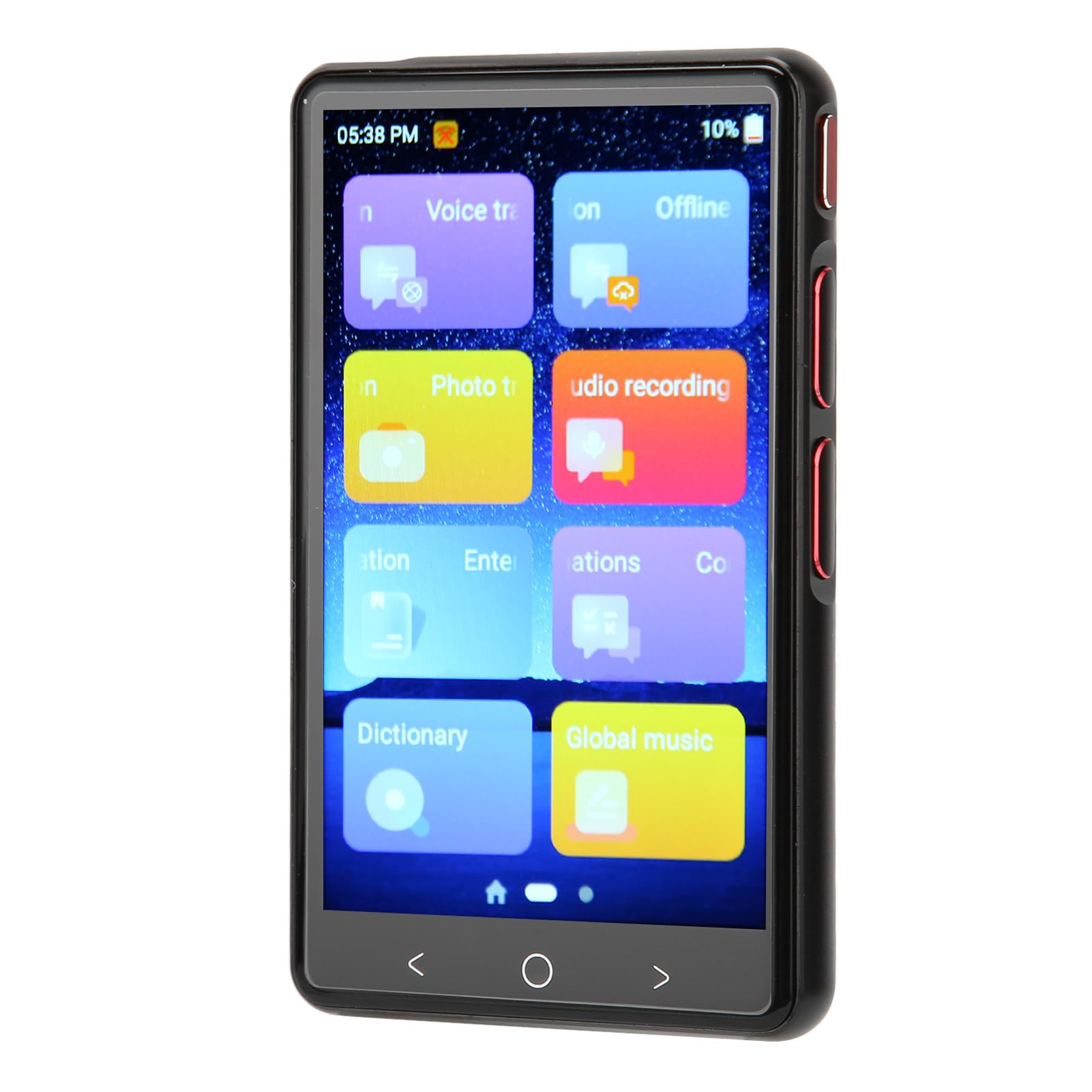 P40 4inch Touchscreen WIFI Smart Languages Translator Device, 135 Languages Two Way Instant Translator Device Support Online, Offline, Image Translation (Black)