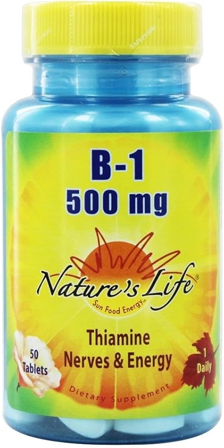 Amazon Nature S Life ビタミンb1 500 Mg 50錠剤 Nature S Life B1