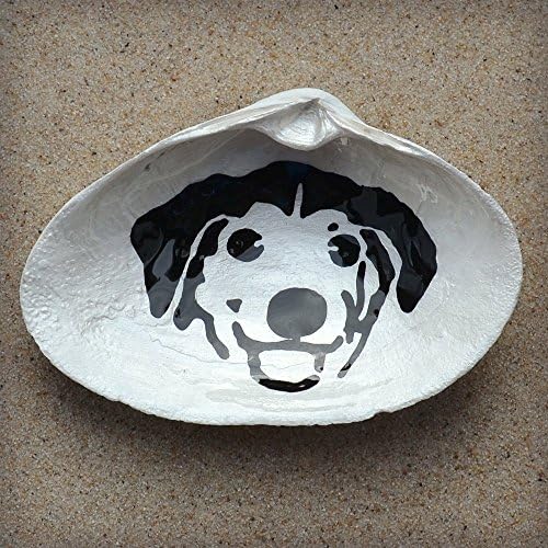 Dog Shell Dish - Soap Dish, Spoon Rest, Ring Holder, Jewelry Holders, Trinket Dishes, Catchall Bowl - Pooch Themed Accessories - Home Decor For Bedroom, Bathroom, Kitchen And Office