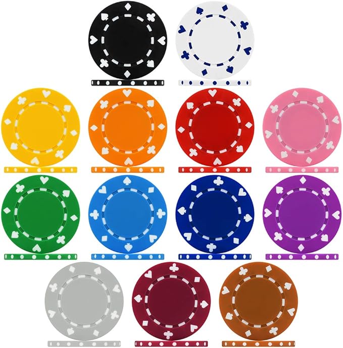 Premier Poker Chips UK Suited 12g Poker Chips Sample Pack