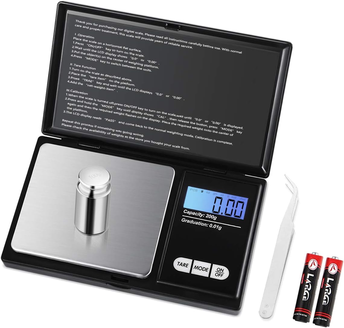 (2019 New) Brifit Digital Mini Scale, 200g /0.01g Pocket