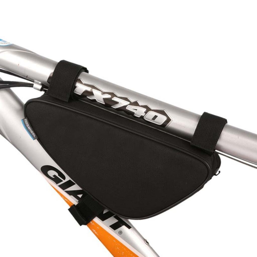 Tofern Bike Frame Triangle Bag Waterproof Bike Tube Bag Bicycle Pouch Storage Bag Cycling Accessories Bike Saddle Bag for Road Mountain Bikes