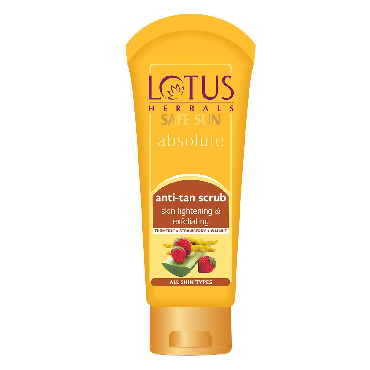 lotus face scrub