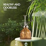 ZIUHEOA Plant Mister Glass Sprayer 200ml 6.4in Brown Retro Nozzle Leak Proof view 8