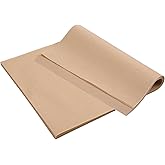 200 Pcs Large Parchment Paper Sheets for Baking, 13 x 18 Inch Brown Unbleached Precut Nonstick Parchment Baking Sheets Heavy Duty for Cookies Steaming Grilling Cooking Air Fryer Oven Pan