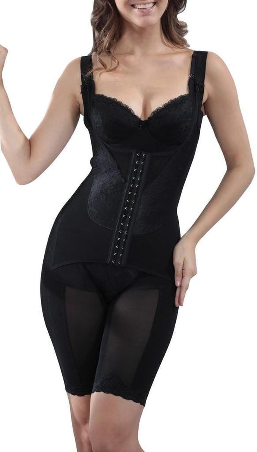 Supplim Women's Body Shaper Waist Cincher Underbust Corset Bodysuit Shapewear