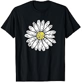 Daisy Flower Design T-Shirt