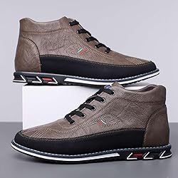 mitvr Men's Casual Dress Boots Motorcycle Boots