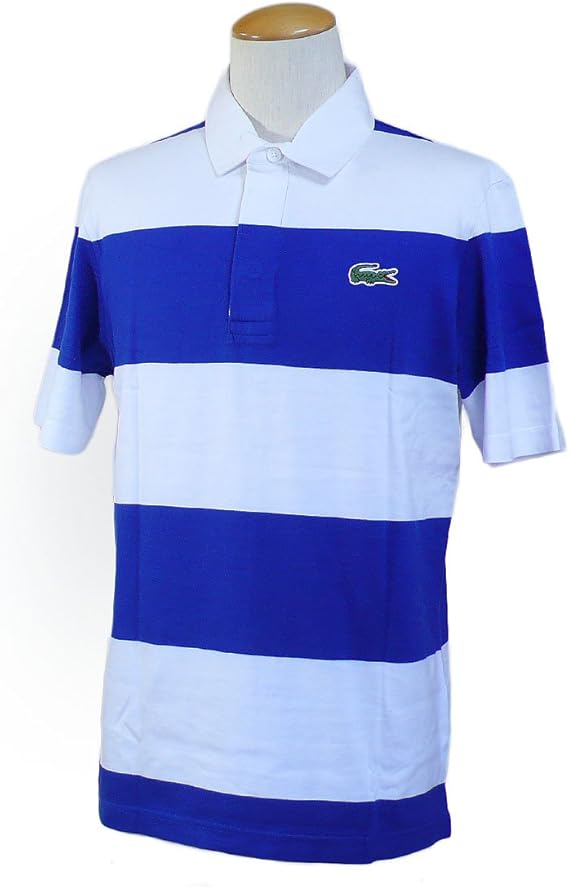 Amazon ラコステ Lacoste 半袖 ポロシャツ メンズ ブルー ボーダー 6サイズ Xlサイズ相当 並行輸入品 Vita1350 Xl ポロシャツ 通販