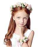 Amazon Co Jp 花冠 子供 髪飾り お花の冠 フラワー ヘッドドレス