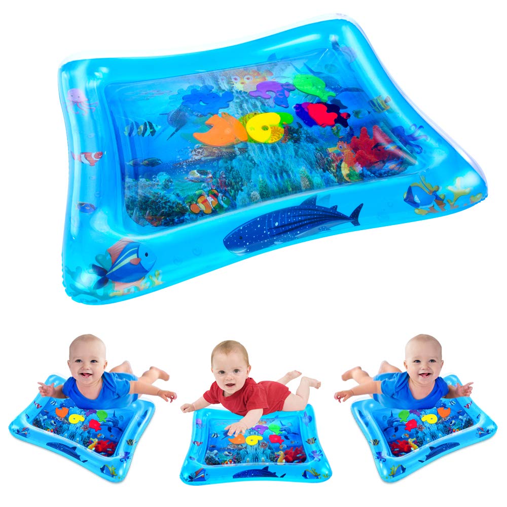 Baby Toys For 3 6 9 Months Vatos Tummy Time Water Mat The Perfect Tummy Time