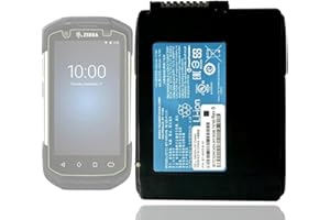 FSANXF BT-000318 Battery Replacement for Zebra Symbol Motorola TC70 TC72 TC75 TC77 TC700h TC700k TC720l TC75x TC75EK TC75AH TC75GK TC700H TC700K TC77HL Wireless Barcode Scanner (1PCS) 4620mAh