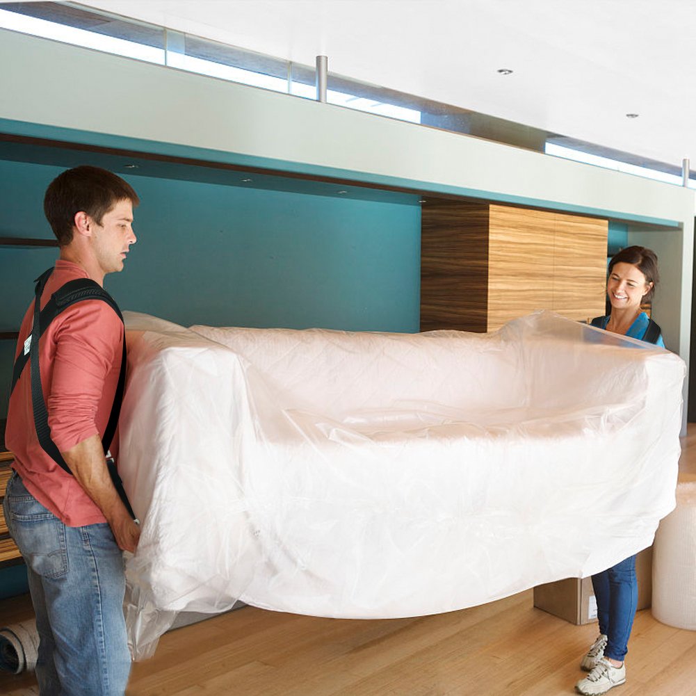 Moving Straps 2Person System Foam Pad Carry Appliance Furniture Easily