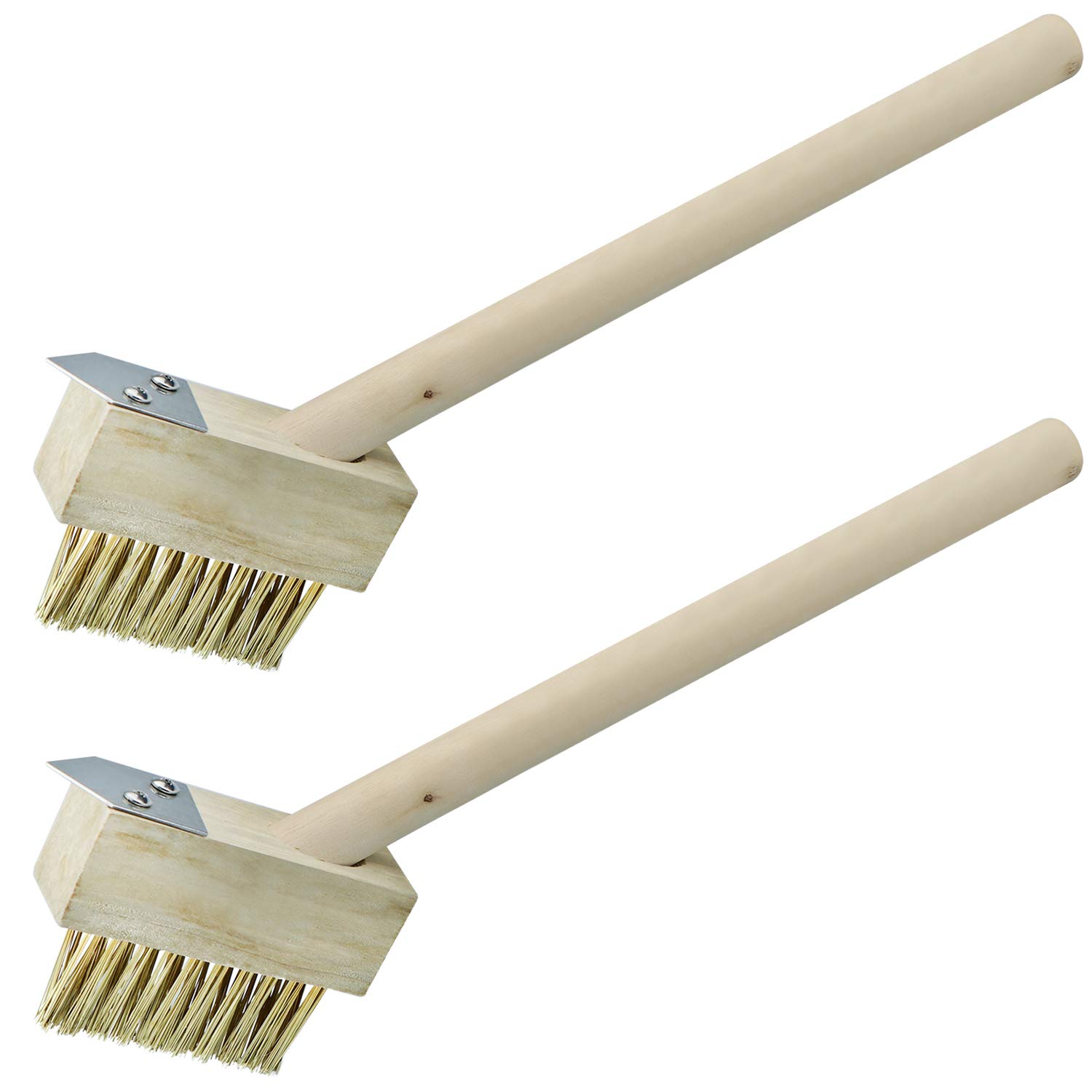 COMFOUR® 2X Weed Brush with Steel bristles, Joint Brush with Wooden