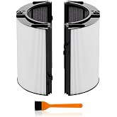 360&deg; Combi Glass Hepa + Carbon Air Purifier Filter Compatible with Dyson | TP06 HP06 PH02 PH01 PH03 PH04 HP09 TP09 HP07 TP07 TP10 HP10, TP06 H13 TrueReplacement Filter