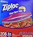 Ziploc Easy Open Tabs Storage Gallon Bags, 52 count(Pack of 4)