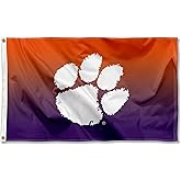 College Flags & Banners Co. Clemson Tigers Two Tone Gradient Flag