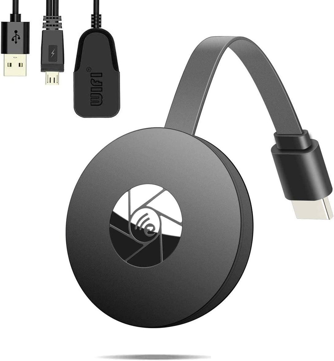 Round Wireless Display Adapter WiFi Display Dongle,Wireless HDMI Display Adapter 1080P TV Receiver ...