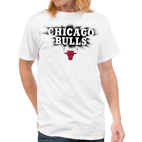 Junk Food Men's Standard NBA-Team Spotlight-Officially Licensed Adult Short Sleeve Fan T-Shirt Women, White