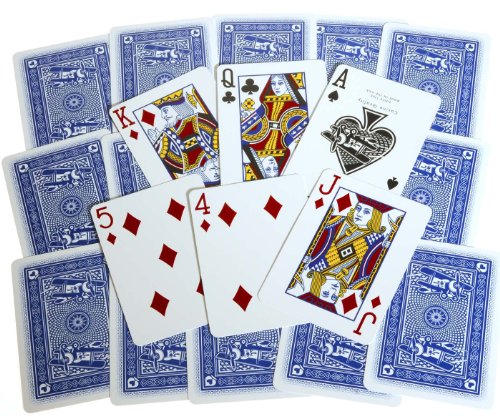 Ace 100% Plastic Playing Cards _ Bundle of 6 Decks _ Plus 6 Bonus Dice
