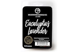 Milkhouse Candle Company, Eucalyptus Lavender, Creamery Collection Soy Wax Fragrance Melts, 5.5 Ounce