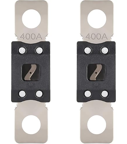 Fusible MEGA/AMG 200A 32V - Lot De 2 - Protection Circuit Haut Courant Pour Voiture, Bateau, Camping-car