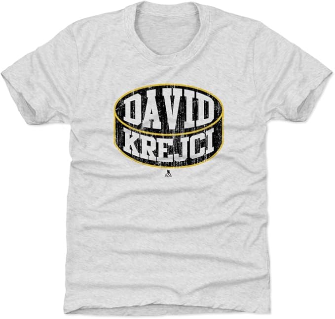 Amazon.com : 500 LEVEL David Krejci Boston Hockey Kids Shirt - David Krejci Puck : Clothing