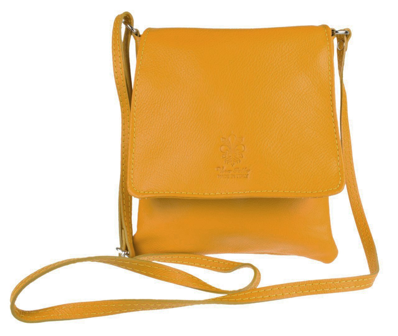 Girly Handbags Womens Crossbody Bag Small Shoulder Handbag with Adjustable Strap, Lightweight Everyday Travel Purse, Multi Pocket Ladies Bag- Yellow