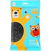 ARTKAL Fuse Beads 6000 Melty Beads Compatible 5 mm Perler and Hama Bead, Black, S13