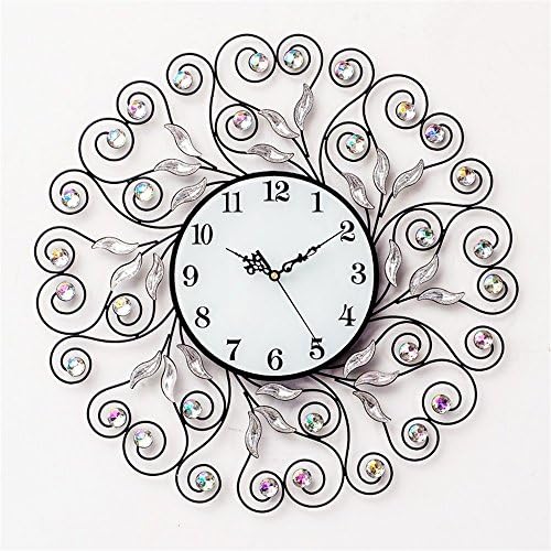 WZ Wallclock 50cm iron metal wall clock silent European minimalist modern creative wall decoration bedroom living room kitchen