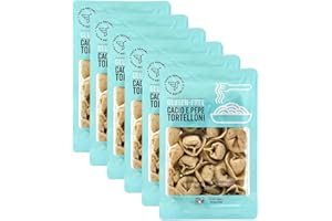 Gluten-Free Tortelloni, Cacio e Pepe, Fresh Stuffed Pasta Cooks in Just 3 Minutes by Taste Republic, Frozen, 9oz (6 pack)