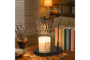 WYghyronic Candle Warmer Lamp with Timer and 4 Brightness Levels, Electric Candle Warmer for Glass Candles, Home Accessory, B