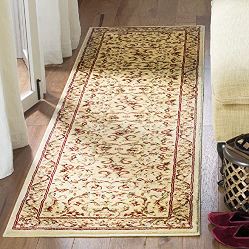 SAFAVIEH Lyndhurst Collection Runner Rug - 2'3" x 14', Ivory & Ivory, Tradition…