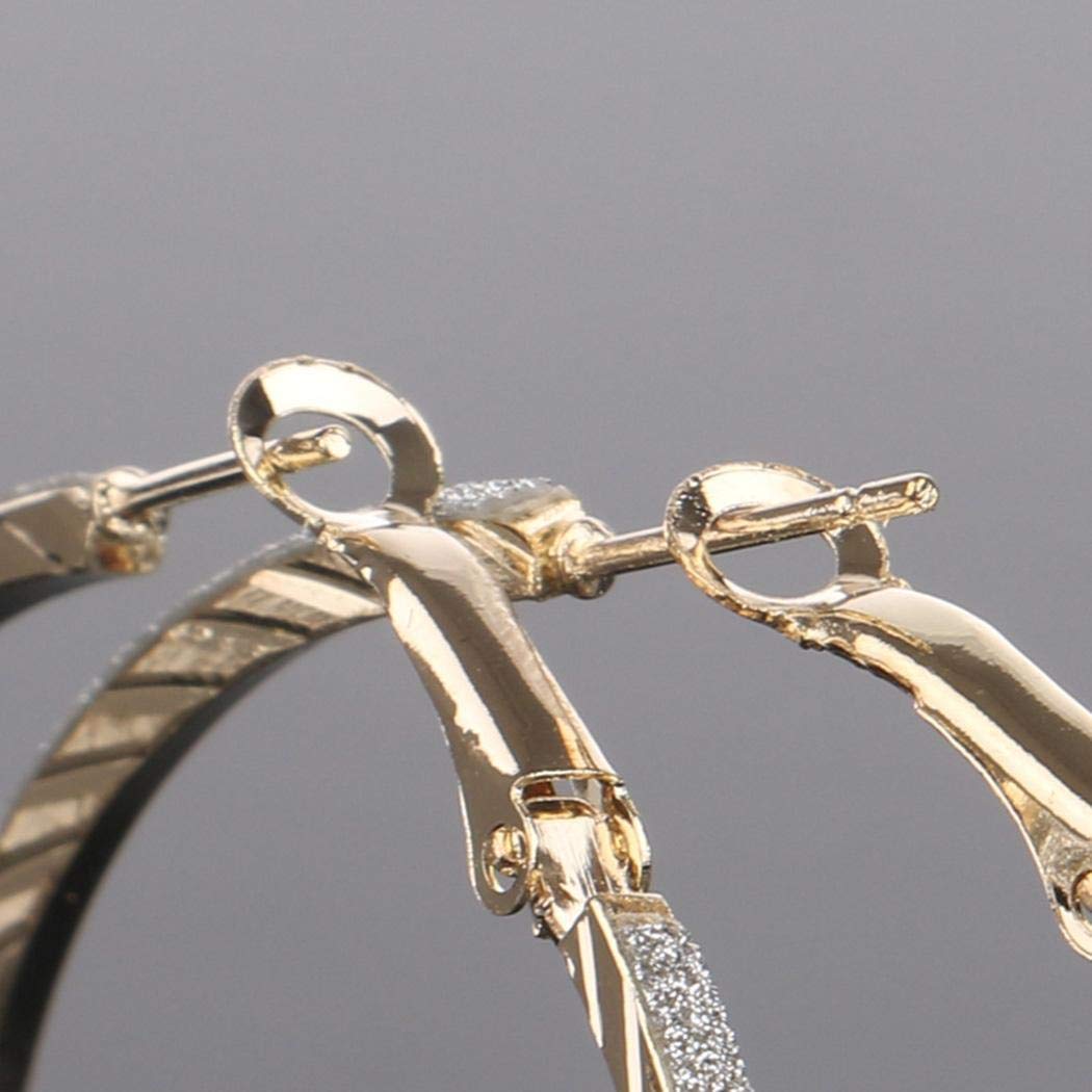 XioNiu New Women Fashion Earrings Jewelry Trendy Loop Shape Charm Wedding Gift Hoop