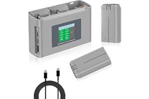 JHTC Mini 2 Battery Mini 4K Battery and Mini 2 SE Intelligent Battery for DJI Mini SE with Display Two-Way Charging Hub, Compatible with DJI Mini 4K/Mini 2/Mini 2 SE/Mini SE Drone,2400mAh