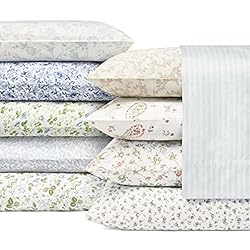 Laura Ashley - King Sheets, Cotton Percale 6-Piece