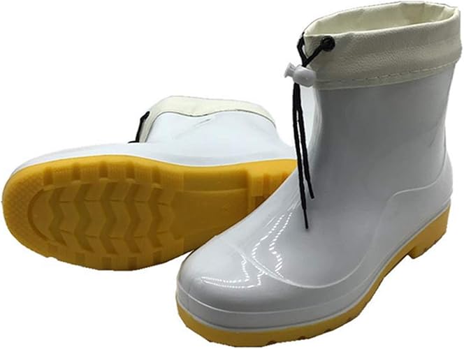 Amazon Sejuc レインシューズ レディース レインブーツ メンズ 裏起毛 防寒 防水 雨靴 ショートブーツ オシャレ 白 無地 防滑 耐滑 ショート丈 超軽量 男女兼用 アウトドア 長靴 雪 雨 水仕事 家庭菜園 掃除 洗車 大きいサイズ 小さいサイズ レインシューズ
