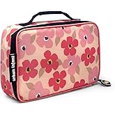 Urban Infant Yummie Kids Lunch Box Insulated Bag - Toddler Boys and Girls – Perfect for Daycare Preschool Travel Snacks – Allergy Alert Cards - Fits Bento Boxes - Poppies