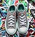 Laceez Kids No Tie Shoelaces - White (Large: Kids Shoe 1 to 2.5) Flat Elastic Laces by the Size - Best No Tie Shoelace in Quality and Style - For Casual Athletic Lifestyle Shoe Laces - Kids Sneakers