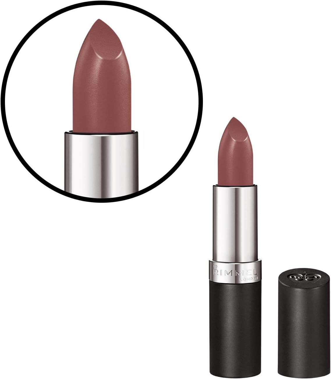 Rimmel Lasting Finish Lipstick 066 Heather Shimmer, Creamy Satin Finish, Long Lasting 8 HR Wear, Comfortable Formula, Rich Pigment - Image 5