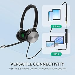 Yealink UH36 Professional USB Headset, Wired