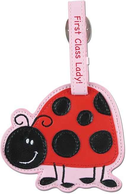 ladybug luggage tag