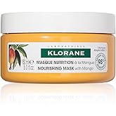 Klorane Nourishing 2-in-1 Mask with Mango, Deep Conditioning and Overnight Treatment for Dry Hair, Paraben, Silicone and Sulfate Free, Biodegradable, Vegan, 5 fl.oz.