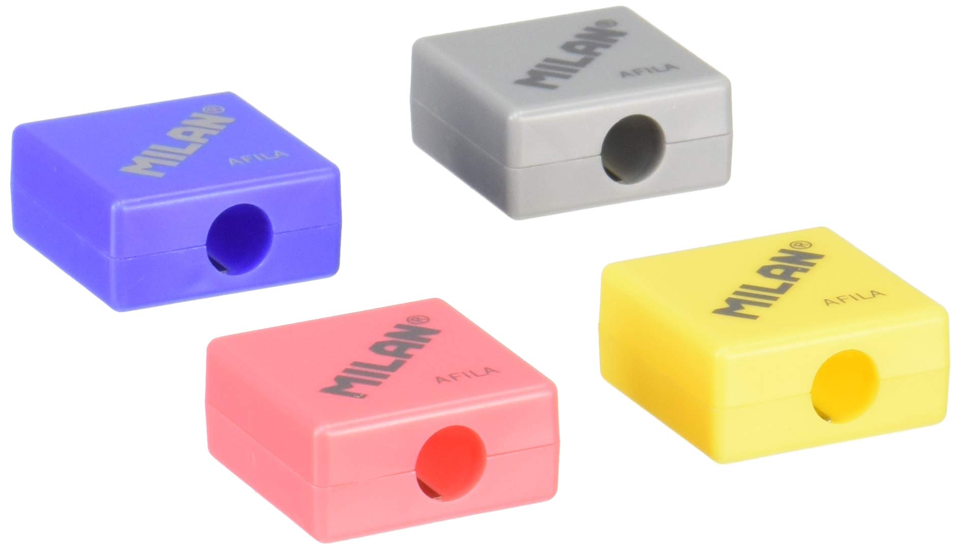 Milan Afila Square Canister Sharpeners Pk 32
