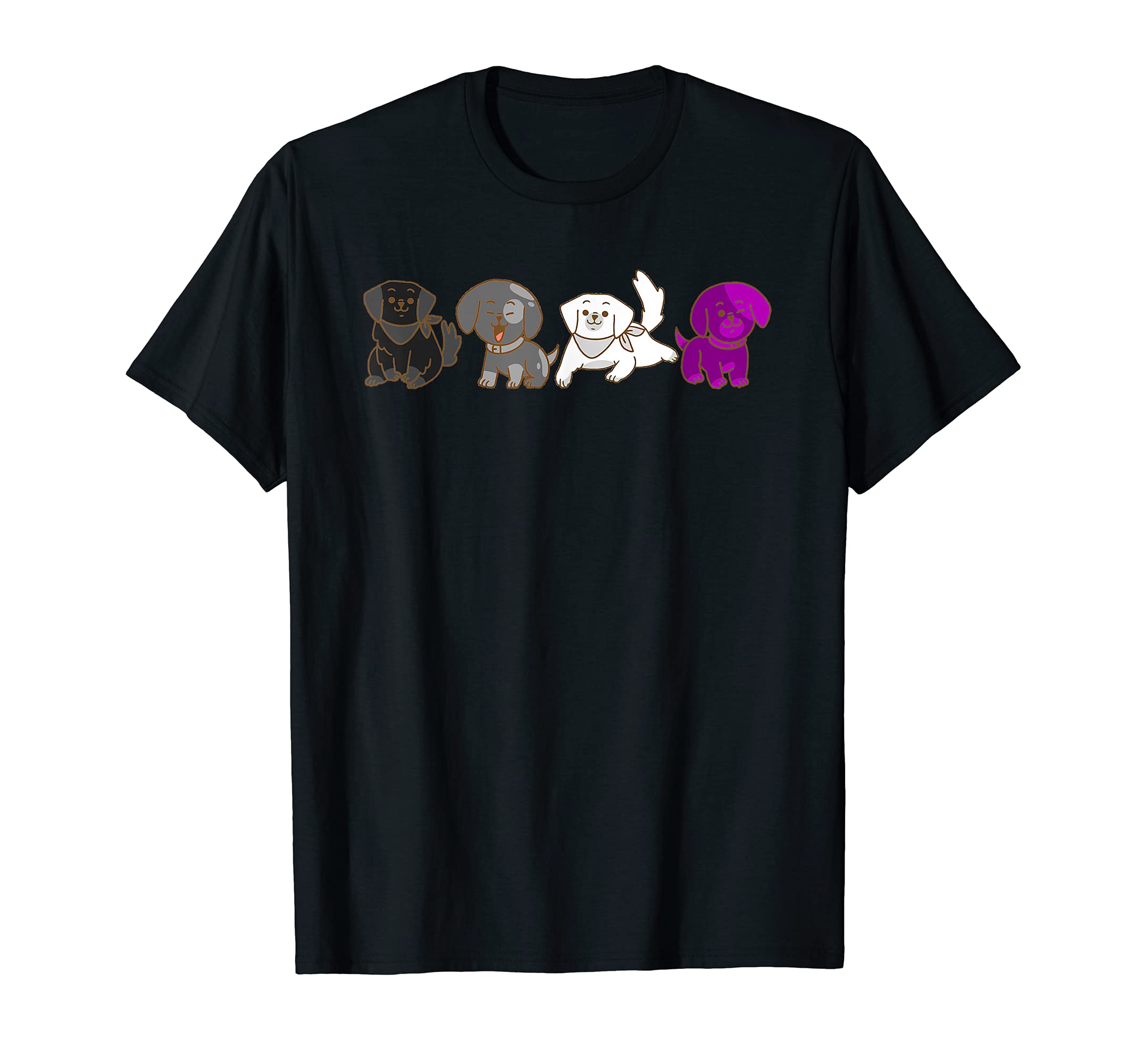 Asexual Dogs LGBTQ T-Shirt